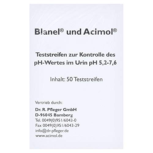 TESTSTREIFENHEFT z.Bestimmung d.Urin ph Wertes 50 St