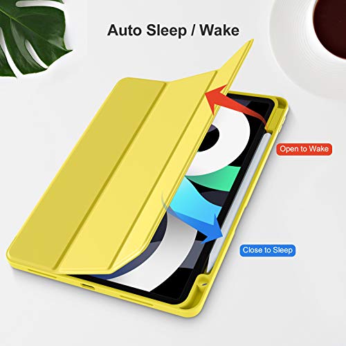 Image of Akkerds for iPad Air 11 Inch Case M4 /M3 /M2, Air 5th /4th Gen 10.9, Yellow