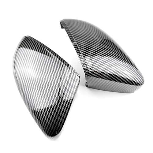Couverture de rétroviseur Polo 6R 6C en effet carbone 2 pièces