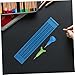 PartyKindom Portable Writing Board for Blind and Visually Impaired Cell Plastic Fingerboard Learning Tool with Stylus for Learning Home Go Use