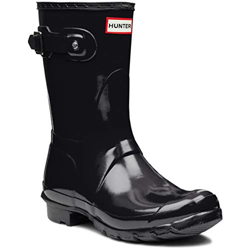 HUNTER Women's Boots Original Short Gloss Snow Rain Boots Water Boots Unisex