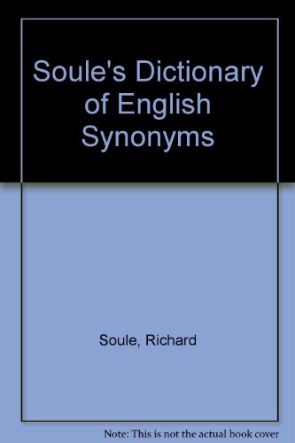Soule's Dictionary 0553249681 Book Cover