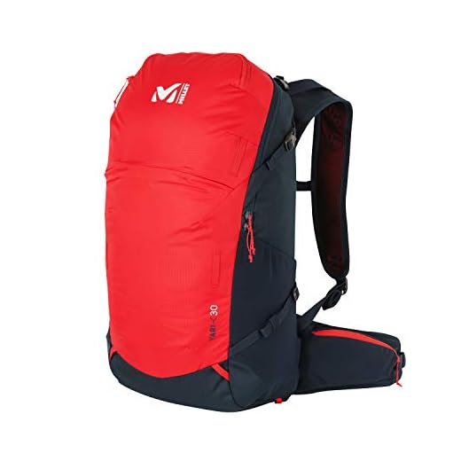 Millet - Yari 30 - Mochila Unisex para Senderismo y Aproximación - Volumen 30 L - Fire/Orion Blue