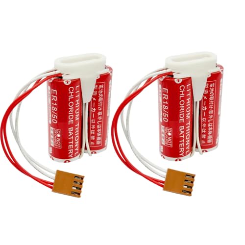 YICUAA�i2����jER18/50 3.6V 3650mAh×2 ���`�E���d�r PLC �����p�o�b�e���[�A���F�̃v���O�t��