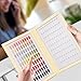 Acycoin2A 180 Nail Color Display Book Chart with 240 Nail Tips (B Style)