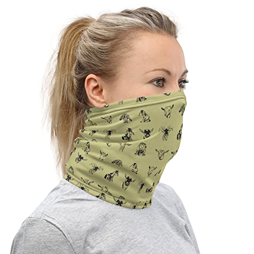 Minimalist Goats Neck Gaiter Face Cover Scarf Stitched Unisex | Breathable Fabric | Stretch Fabric2