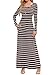 DEARCASE Women Long Sleeve Loose Plain Maxi Pockets Dresses Casual Long Dresses