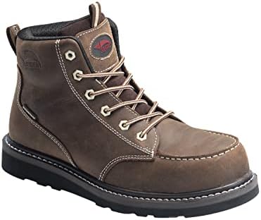 Avenger Work Boots Men's Above Ankle Construction Boot, Brown, 11.5
