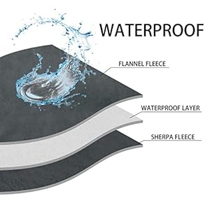 Waterproof-Dog-Blankets-for-Medium-Dogs-Medium-Cat-Blanket-Washable-for-Couch-Protection-Sherpa-Fleece-Dog-Blanket-Reversible-Dark-Gray-M - Cucciolini Doodles Waterproof-Dog-Blankets-for-Medium-Dogs-Medium-Cat-Blanket-Washable-for-Couch-Protection-Sherpa-Fleece-Dog-Blanket-Reversible-Dark-Gray-M