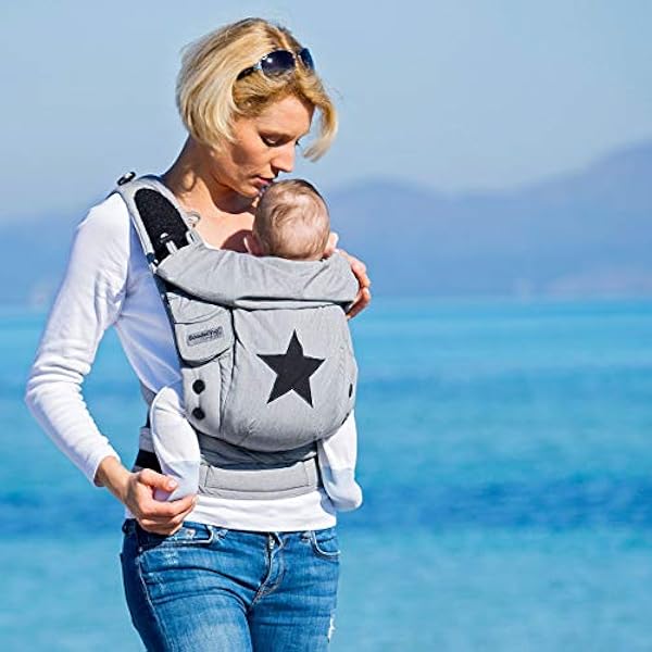 Bondolino babydraagzak inclusief bindinstructies, Swarovski "Yinyang"