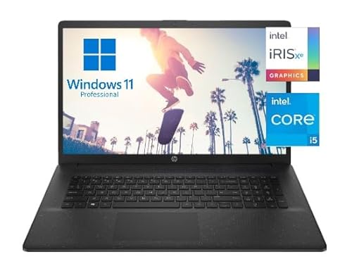 HP 17.3C` HD+ rWlXm[gp\R 13 Intel i5-1334U (10RAA12Xbh) Intel Iris Xe Graphics 16GB RAM 512GB PCIe NVMe M.2 SSD Windows 11