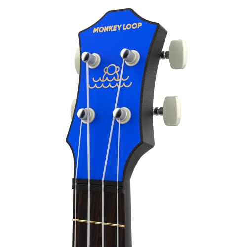 Monkey Loop Gorilla Blue Ukelele Soprano