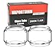 vaportown Ersatzglas kompatibel mit Smok T Air Verdampfer Glas Bulb Pyrex Ersatz für Smoktech T-Air Bubble Glass Tank (2 Stück)