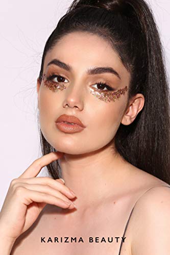 Karizma KAR-01 Rose Gold Glitter. 10G Chunky Face Glitter, Hair Glitter, Eye Glitter And Body Glitter thumb #2