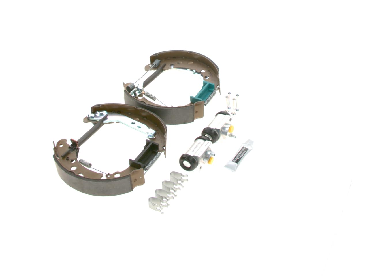 Bosch KS654 Kit Super Pro Kit de freno trasero de tambor 1 juego completo premontado