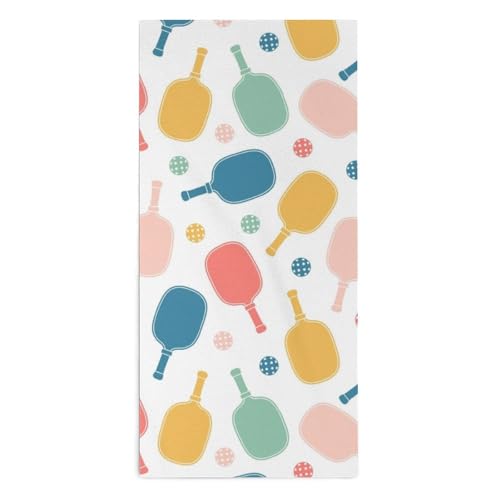 velumair Pickleball Balls and Paddle Bathroom Hand Towels Bath Towels Face Towel Decorative Fingertip Towels for Bathroom Home Kitchen Hotel Gym Spa