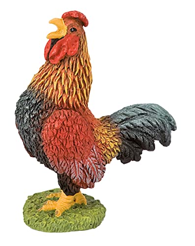 Bullyland 62315 - Spielfigur Hahn krähend, ca. 5,4 cm große Tierfigur, detailgetreu, PVC-frei, ideal als kleines Geschenk für Kinder ab 3 Jahren Bullyland 62315 - Spielfigur Hahn krähend, ca. 5,4 cm große Tierfigur, detailgetreu, PVC-frei, ideal als kleines Geschenk für Kinder ab 3 Jahren