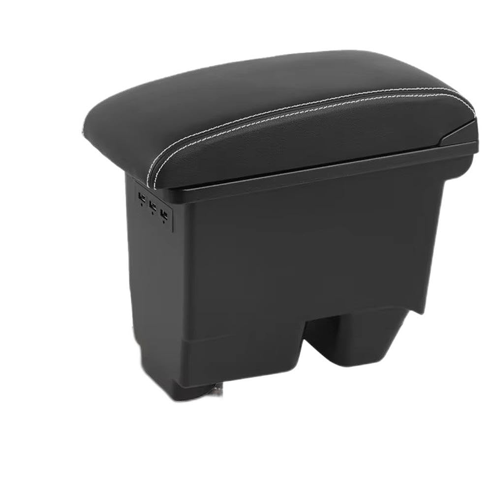 SXQPOCAR For Toyota Yaris SUV For Yaris Cross Car Armrest Box Storage Box Retrofit Parts Replacement Parts(A3 Black White line)