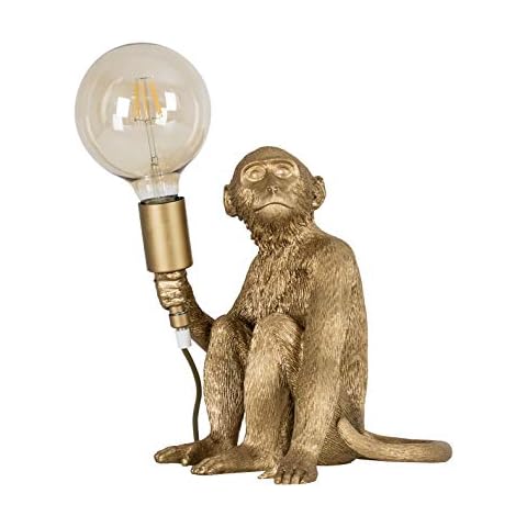 MiniSun Modern Gold Monkey Table Lamp Cover
