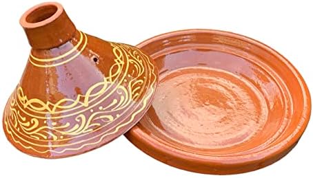Moroccan Tagine Cooking Pot, Terracotta. Authentic, Rustic. Hand-Thrown