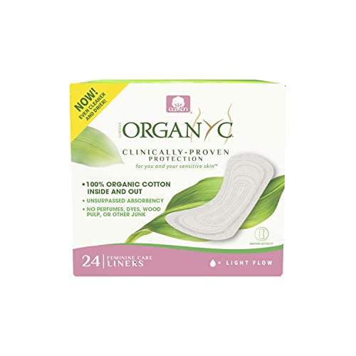 ORGANYC - Salvaslip de Algodón Certificado 100% Biologico - Antes UNIQUE Ultrafino - 1 paquete de 24 unidades