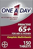 One a Day Proactive 65 Plus Multivitamins for Men and Women, 150 Tablets (Pack of 2) by One-A-Day