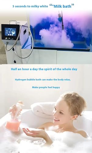 Using Hydrogen Bath Machine for Bubble Bath