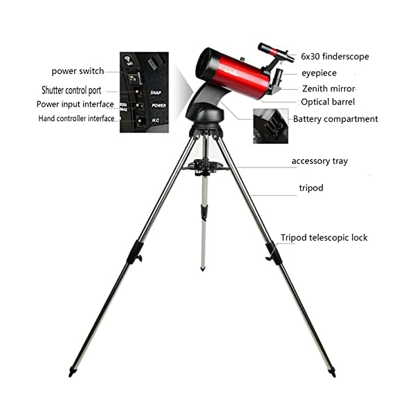HOBEKRK Teleskope für Erwachsene Astronomie für Kinder und Einsteiger Fernrohr Monokular Teleskop Profi Feldstecher… – Bild 6