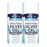 My Doctor Suggests Colloidal Silver Gel Extra Strength - 35ppm Activated Colloidal Silver Gel for Maximum Potency - Made in USA - Structured Formula in a Convenient 2 Pack