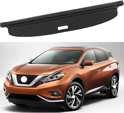 Auto versenkbare hinteren Kofferraum Paket Regal Cargo Covers per Nissan Murano 2015, Gepäck Vorhang Privatsphäre schützendes Zubehör