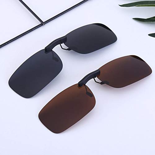 BESPORTBLE 3Pcs Clipe Na Lente Polarizada Flip up para Óculos de Grau Óculos de Proteção UV (Filme C