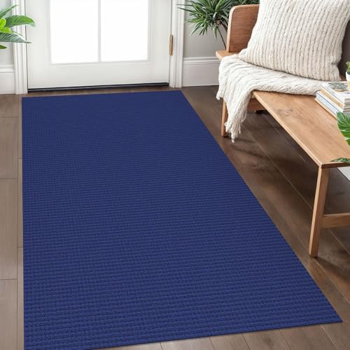 IOHOUZE Washable Area Rug 3x5 Non Slip Woven Rugs for