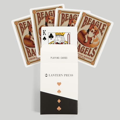 Baraja de Póker Beagle Bagels Retro, 52 cartas miniatura 6