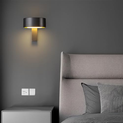 Apliques de pared minimalistas nórdicos LED 7W de latón y cobre para salón modernos 8