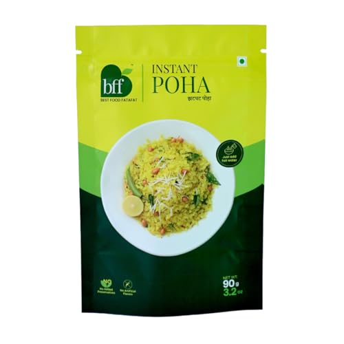 Image of Instant Poha 90g | Indian Breakfast Mix | Just Add Hot Water | Quick & Easy Meal for Home, Office & Travel