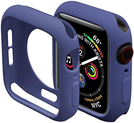 Miimall Etui na telefon komórkowy kompatybilne z Apple Watch Ultra 49 mm, ultracienkie, miękkie etui z TPU, odporne na wstrząsy, ochronne etui ochronne do iWatch Ultra 49 mm, czerwone