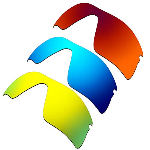 Verre rayé ? Lentille de rechange pour Oakley Radar Range rouge bleu or 53-097