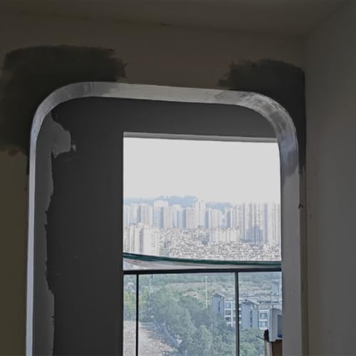 Kit de arco puerta redondeado para crear pasillos elegantes con moldura pared espuma precurvada 6