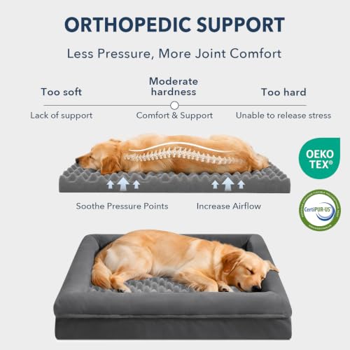 Image of XL Orthopedic Waterprood Dog Bed for Extra Large Size Dogs