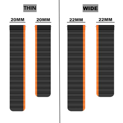 Image of YODI Watch Band Compatible with Fitbit Versa 4 / Fit bit Versa 3 / Fitbit Sense /Sense 2 Band, Soft Replacement Silicone Wristband for Women Flexible Waterproof Sport Watch Strap for Men Large