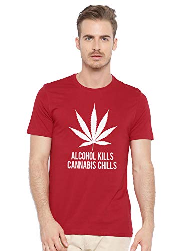 Image of ADRO Men's Solid Regular Fit T-Shirt