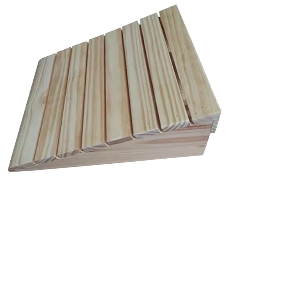 Rampa para Sillas De Ruedas De 7-15cm Altura, Rampas De Acceso De Madera para Escalones, Rampa Antideslizante para Bordillos, Rampas De Transición para Entradas(38.8x35x15cm/15.3x13.8x5.91in)