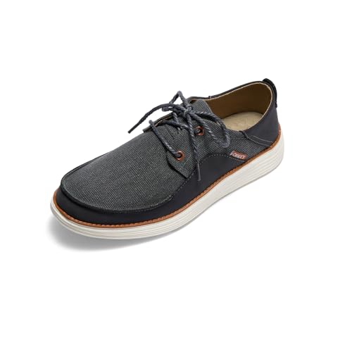 Men's Oxfords Shoes Dress Sneakers Business Lightweight Formal Wingtip Casual Walking Shoes Dark Gray M US 12.5