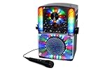Singing Machine SML625BTBKD Karaoke Machine, Portable Bluetooth CD+G Karaoke System, Black