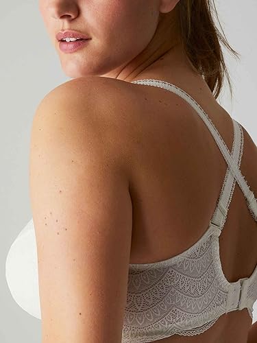 Soutien-gorge armatures Karma Simone Pérèle en coton et dentelle fine 90F - 4