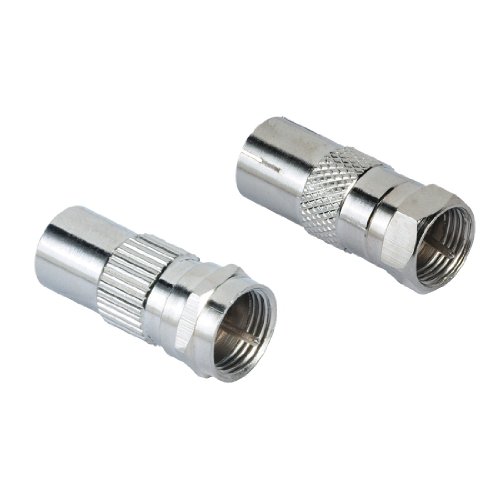Hama Koax SAT Adapter 2er Set (F-Stecker von Koax-Stecker und Koax-Kupplung) Hama Koax SAT Adapter 2er Set (F-Stecker von Koax-Stecker und Koax-Kupplung)