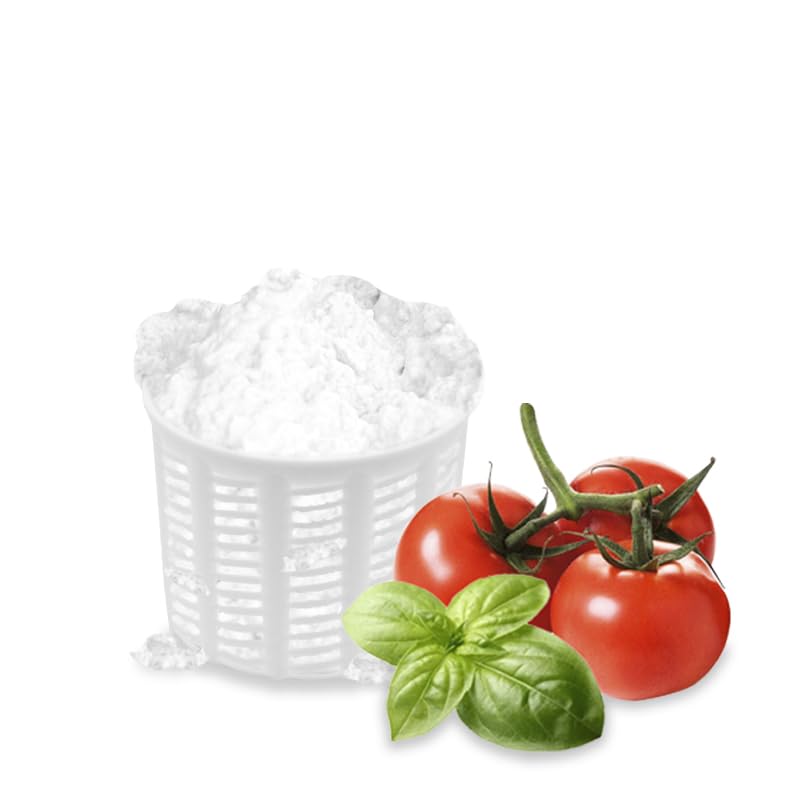 VIRSUS Fuscelle Rotonde per Ricotte G100, capacità 100 Grammi, colore Bianco, Misura 65x55 mm, Forme Contenitori in Polietilene alta densità, Stampi per Ricottine, Formaggi, Made in Italy (30