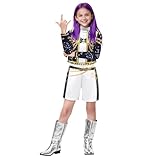 Tactzen Kids Girls Singer Fancy Outfits Novetly Fashion Clothes Sets Stage Performance Merch
