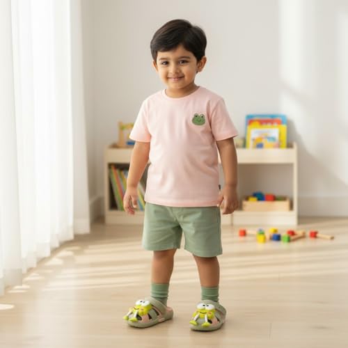 Image of GLJ Unisex Kids Comfort Sandal for Kid Boy & Girl, Age 1-5 Years, 1150