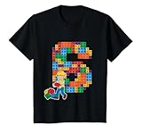 Kinder Geburtstagsshirt 6 Jahre Bausteine Baumeister Ich bin 6 T-Shirt